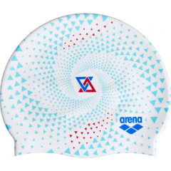 Шапка для плавання Arena PRINT 2 Білий Уні OSFM (1E368-269)