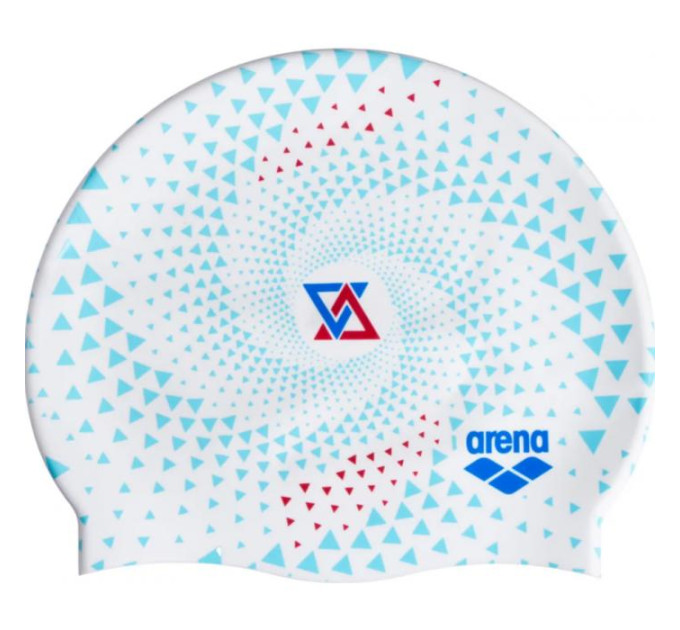 Шапка для плавання Arena PRINT 2 Білий Уні OSFM (1E368-269)