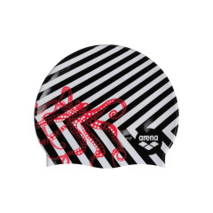 Шапка для плавання Arena PRINT 2 чорний, білий Уні OSFM 1E368-234