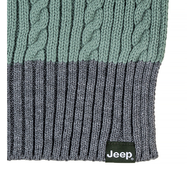 Чоловічий Шарф JEEP TWISTED TRICOT SCARF J22W Різнокольоровий One size (O102603-E858)