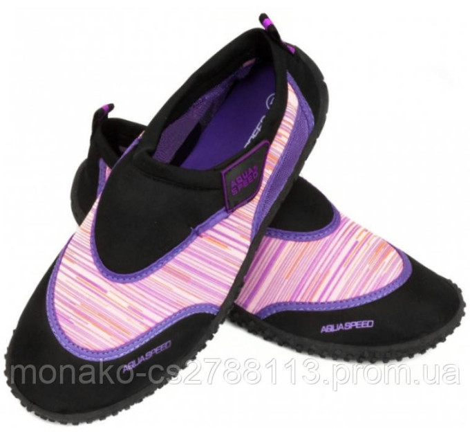 Аквашузи Aqua Speed AQUA SHOE MODEL 2A 6543 чорний, рожевий 29 розмір 673-2A 29 Аквашузи Aqua Speed AQUA SHOE MODEL 2A 6543 чорний, рожевий 29 розмір 673-2A 29