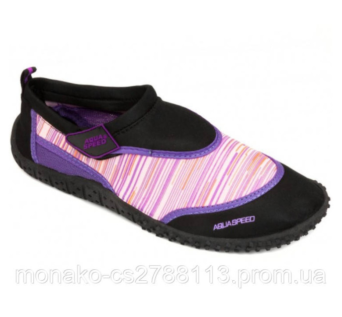 Аквашузи Aqua Speed AQUA SHOE MODEL 2A 6543 чорний, рожевий 29 розмір 673-2A 29