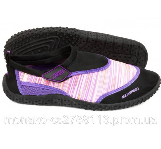 Аквашузи Aqua Speed AQUA SHOE MODEL 2A 6543 чорний, рожевий 29 розмір 673-2A 29