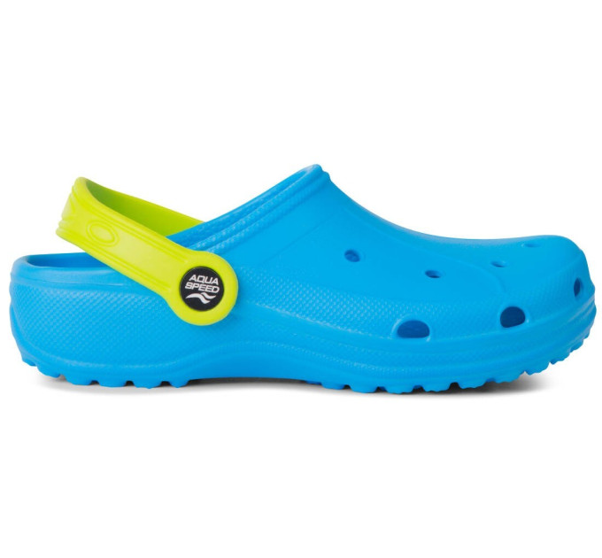 Крокси Aqua Speed LIMA 9957 блакитний, жовтий Діт 31 555-02 31