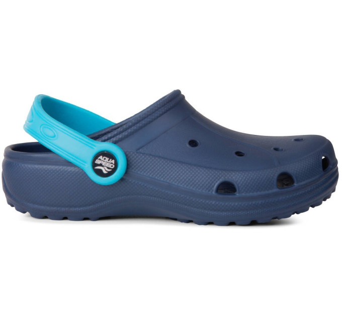 Крокси Aqua Speed LIMA 60004 темно-синій, блакитний Діт 33 555-10 33