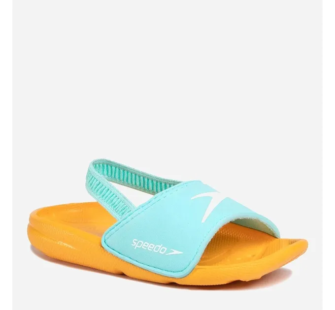 Шльопанці Speedo LEARN TO SWIM SLIDE IU блакитний, помаранчевий Діт 23 8-11299D719 23