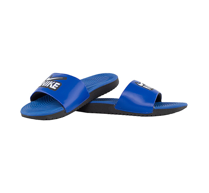 Дитячі Шльопанці Nike KAWA SLIDE FUN (GS/PS) Синій 28 (DD3242-400 28)