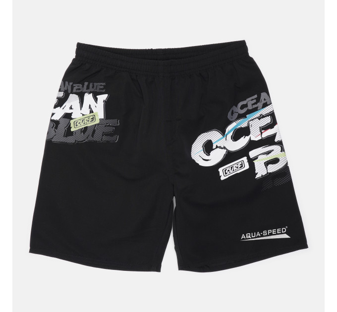 Шорти для купання Aqua Speed DAVID 2101 378-07 146-152 см Чорні (5908217621016)