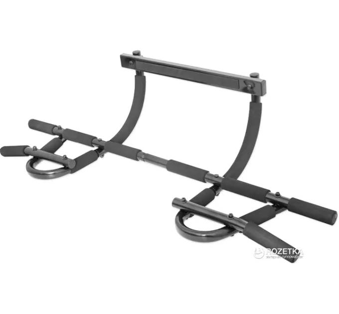 Турнiк для підтягування LiveUP CHIN-UP BAR WITH ARM STRAP чорний 112х28х10см LS3153A