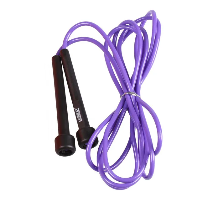 Скакалка в тубусі PVC JUMP ROPE Чорний Фіолетовий 275x0.5см (LS3115-p) Скакалка в тубусі PVC JUMP ROPE Чорний Фіолетовий 275x0.5см (LS3115-p)