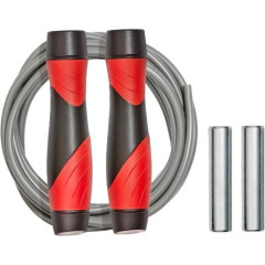 Скакалка Reebok Premium Skipping Rope чорний, червоний Уні 280 см RARP-12021