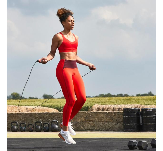 Скакалка Reebok Premium Skipping Rope чорний, червоний Уні 280 см RARP-12021