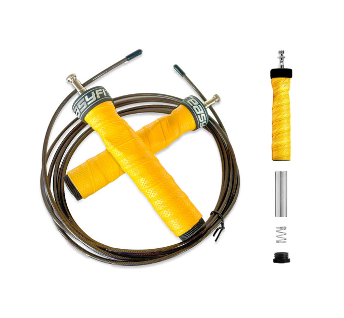 Скакалка для гімнастики EasyFit FlexiJump Pro швідкісний тренажер для боксу Скакалка для гімнастики EasyFit FlexiJump Pro швідкісний тренажер для боксу