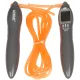 Скакалка з ел. лічильником LiveUP ELECTRONIC JUMP ROPE сіро, помаранчевий 275см LS3123