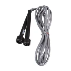 Скакалка в тубусі PVC JUMP ROPE Чорний Сірий 275x0.5см (LS3115-g)