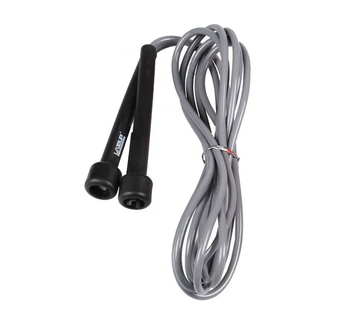 Скакалка в тубусі PVC JUMP ROPE Чорний Сірий 275x0.5см (LS3115-g) Скакалка в тубусі PVC JUMP ROPE Чорний Сірий 275x0.5см (LS3115-g)