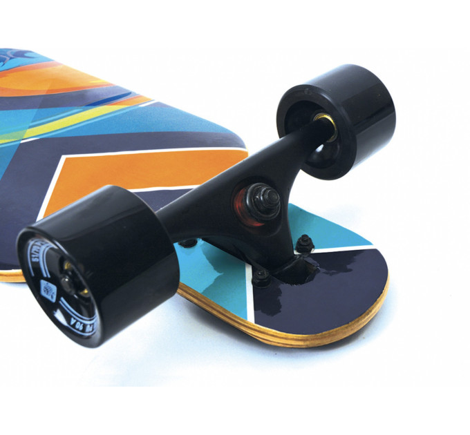 Лонгборд Schildkröt Longboard Freeride 41" Cool Chimp Чорний/Мультіколор (510690)