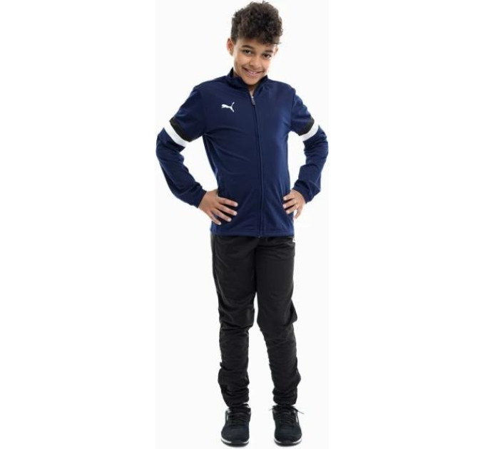 Костюм спортивний PUMA teamRISE Tracksuit Jr темно-синій, чорний Дитячий 152 см 658655-06 152 см