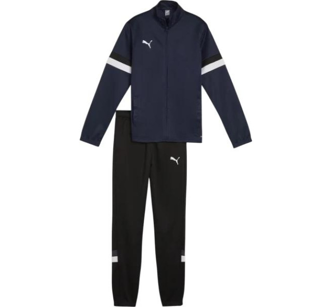 Костюм спортивний PUMA teamRISE Tracksuit Jr темно-синій, чорний Дитячий 152 см 658655-06 152 см