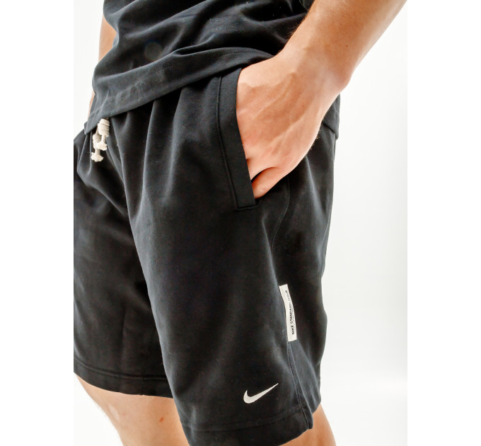 Чоловічі Шорти Nike M NK DF SI FLC 8IN SHORT Чорний S (7dDQ5712-010 S)