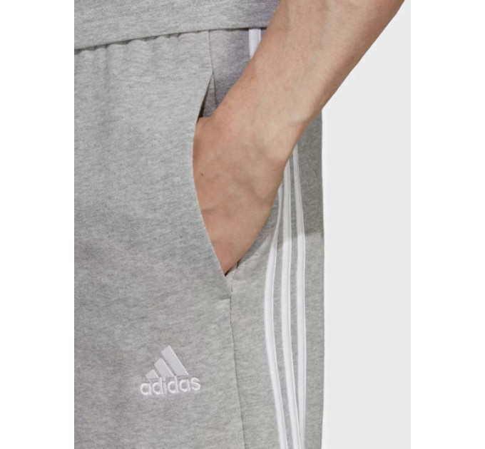 Чоловічі Шорти Adidas Essentials French Terry 3-Stripes Shorts Сірий XL (7dIC9437 XL)
