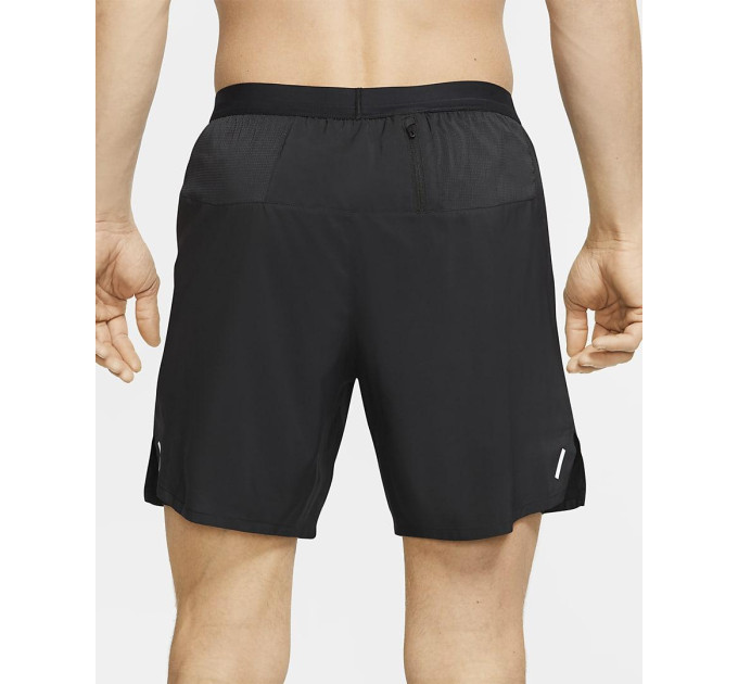 Чоловічі Шорти для бігу 2 в 1 Nike Flex Stride Чорний S (7dCJ5471-010 S)