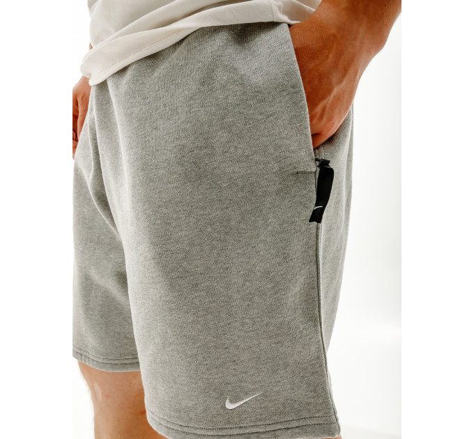 Чоловічі Шорти Nike U NRG SOLO SWOOSH FLC SHORT Сірий XL (7dDV3055-063 XL)