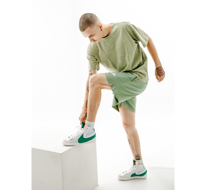 Чоловічі Шорти Nike M NK CLUB+ WVN FLOW SHORT WASH Зелений XL (7dDX0619-386 XL)