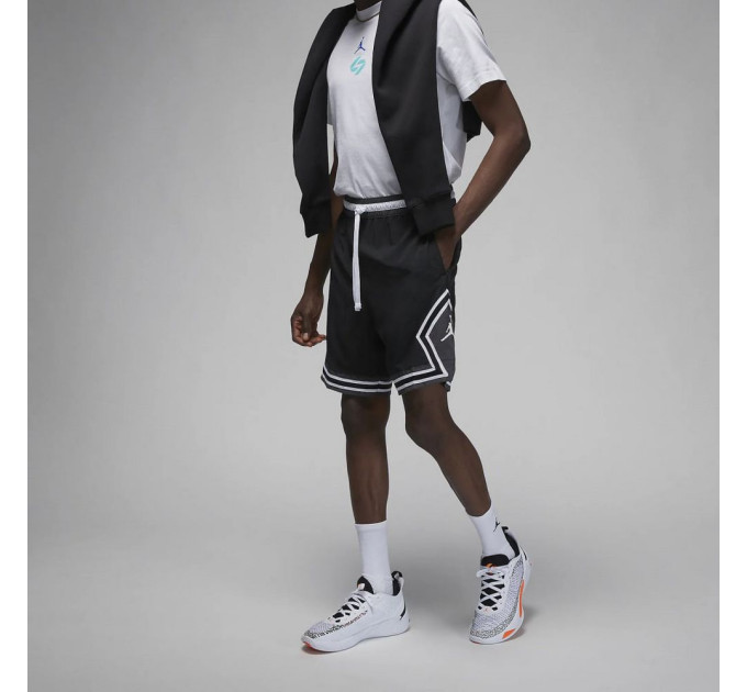 Чоловічі Шорти Jordan M J DF SPRT WVN DMND SHORT Чорний S (7dFB7580-010 S)
