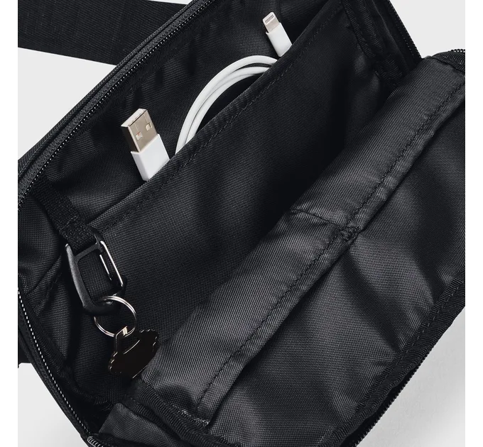 Сумка на пояс UA Loudon Waist Bag Xbody 2L Чорний 20х13х5 см (1378418-001)