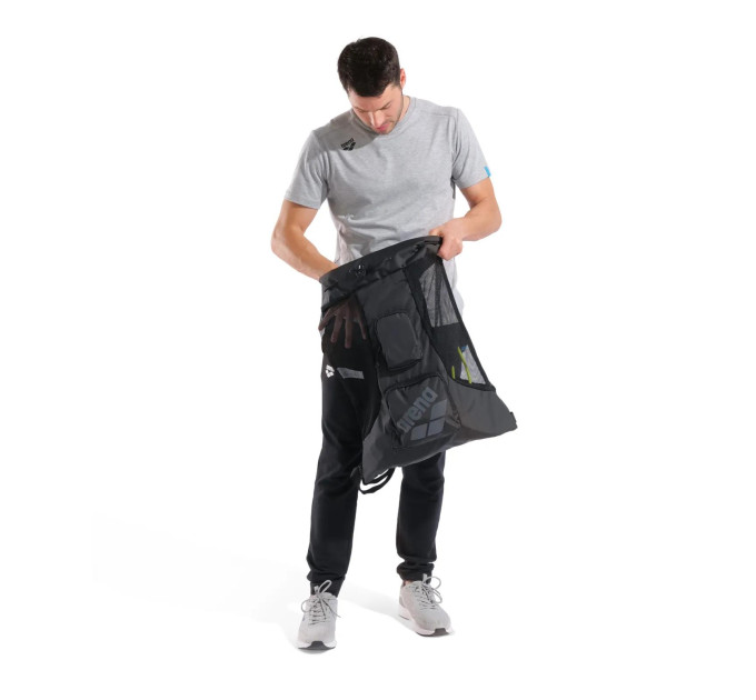 Сумка-мішок Arena ALL SET MESH BAG 40L чорний Унісекс 65 х 50 х 1 см 010241-100