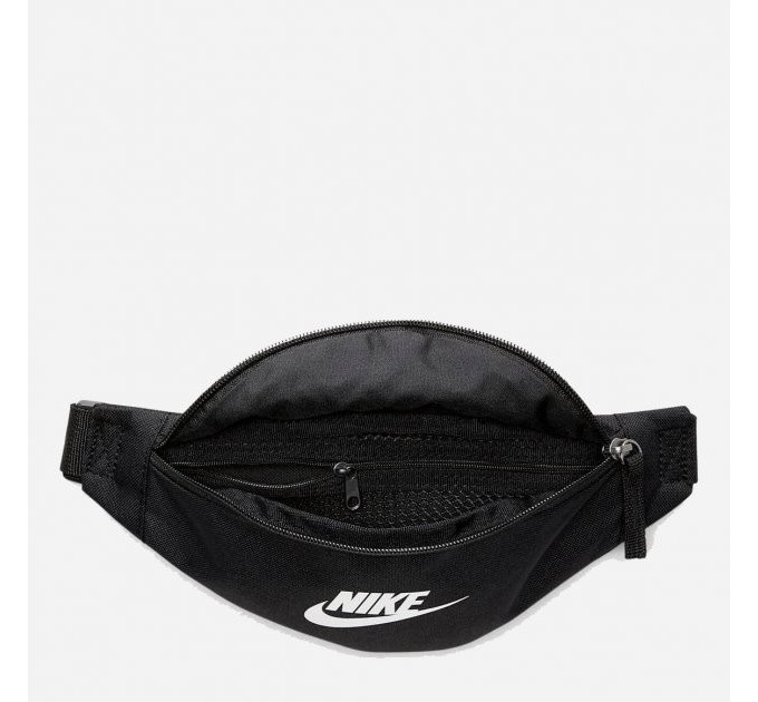 Сумка на пояс (бананка) Nike Heritage Waistpack Чорна (DB0488-010)