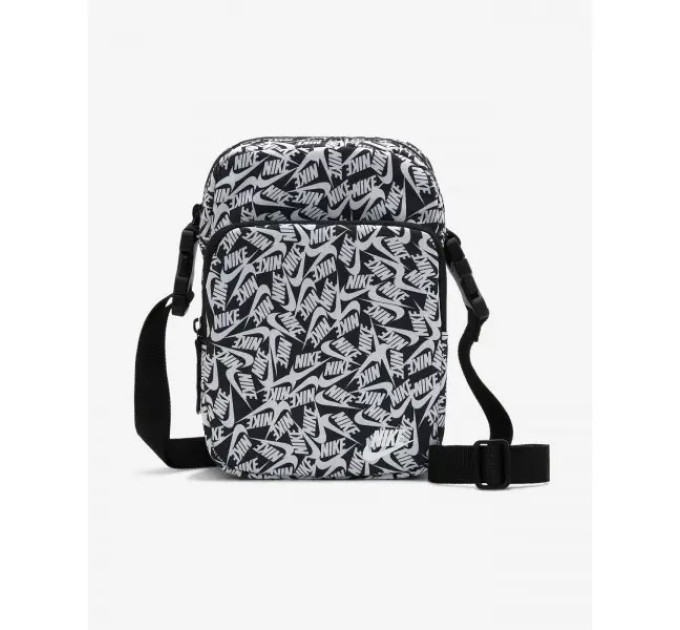 Сумка через плече Nike NK HERITAGE CRSSBDY - ACCS PRN чорний, білий Уні 27 х 6 х 15 см FD5595-010 Сумка через плече Nike NK HERITAGE CRSSBDY - ACCS PRN чорний, білий Уні 27 х 6 х 15 см FD5595-010