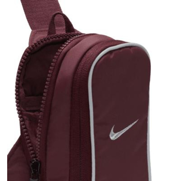 Сумка через плече Nike NK NSW ESSNTL CRSSBDY-MTL PULL 1L Бордовий 20,5x12,5x5 см (FB2850-681)