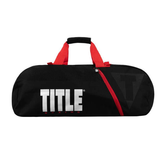 Спортивна сумка TITLE Boxing Champion Sport Bag/Backpack Black/Red