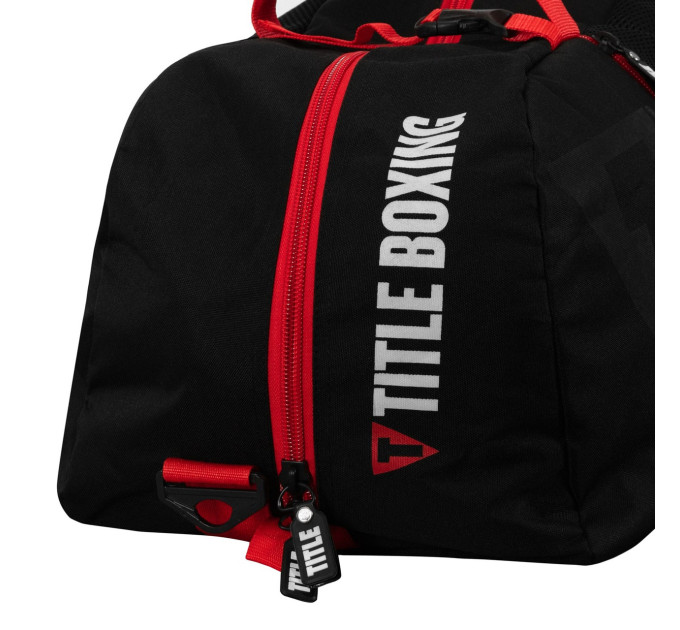 Спортивна сумка TITLE Boxing Champion Sport Bag/Backpack Black/Red