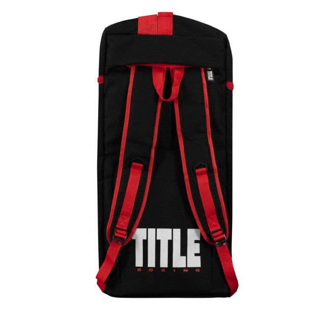 Спортивна сумка TITLE Boxing Champion Sport Bag/Backpack Black/Red
