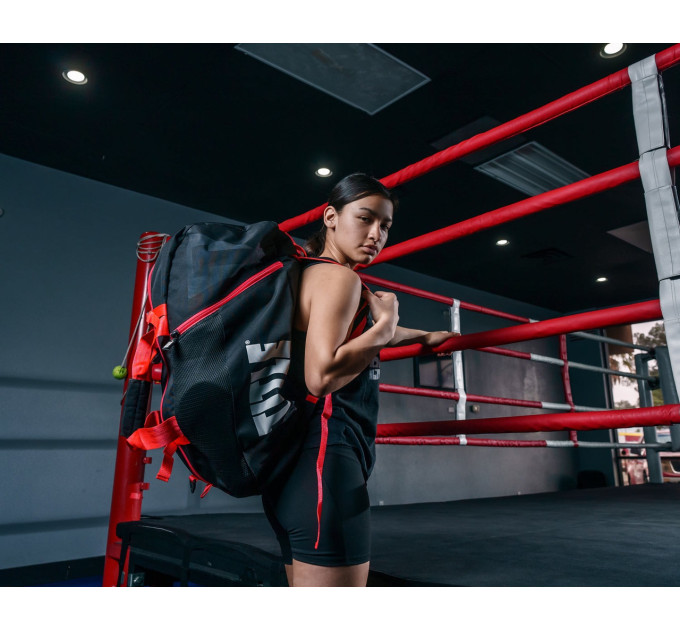 Спортивна сумка TITLE Boxing Champion Sport Bag/Backpack Black/Red