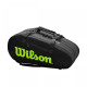 Тенісний Чохол Wilson Super Tour 3 Compartment Black/Green (WR8004101001)