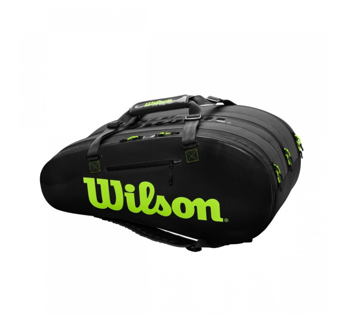 Тенісний Чохол Wilson Super Tour 3 Compartment Black/Green (WR8004101001)