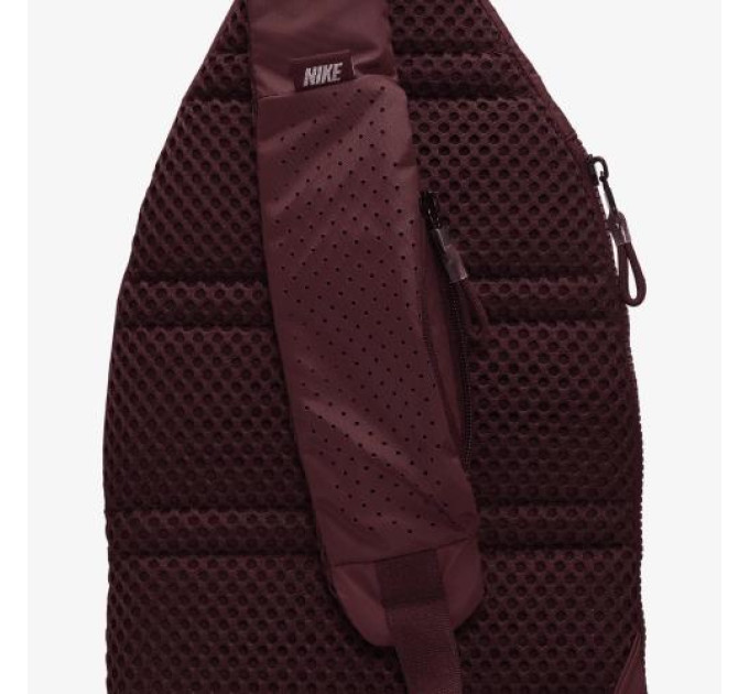 Сумка через плече Nike NK NSW ESSNTL SLING BG-MTL PLL 8L Бордовий 44,5x22x10 см (FB2851-681)