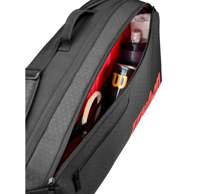 Чохол Wilson CLASH V3 3PK RACQUET BAG BLACK/INFRARED WR8038001001