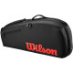Чохол Wilson CLASH V3 3PK RACQUET BAG BLACK/INFRARED WR8038001001