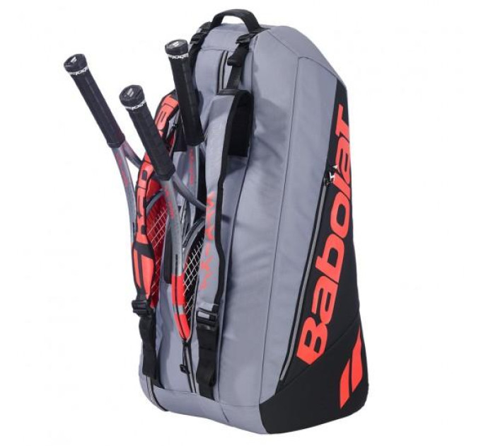 Чохол Babolat RH X6 PURE STRIKE CARBON GREY (6 ракеток) Сірий 33 x 33 x 79 см (751249-100)