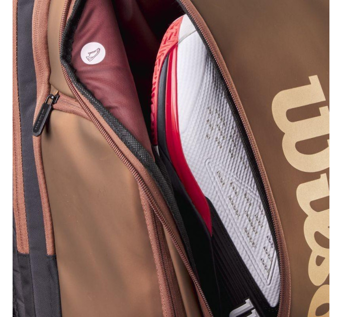 Рюкзак Wilson SUPER TOUR PRO STAFF V14 BACKPACK Бронзовий 30,5 х 23 х 47 (WR8024601001)
