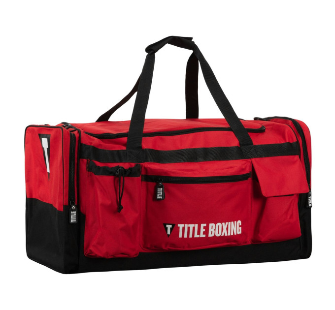 Спортивна сумка TITLE Boxing Deluxe Gear Bag Red (70л.)