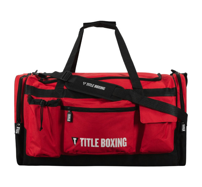 Спортивна сумка TITLE Boxing Deluxe Gear Bag Red (70л.)