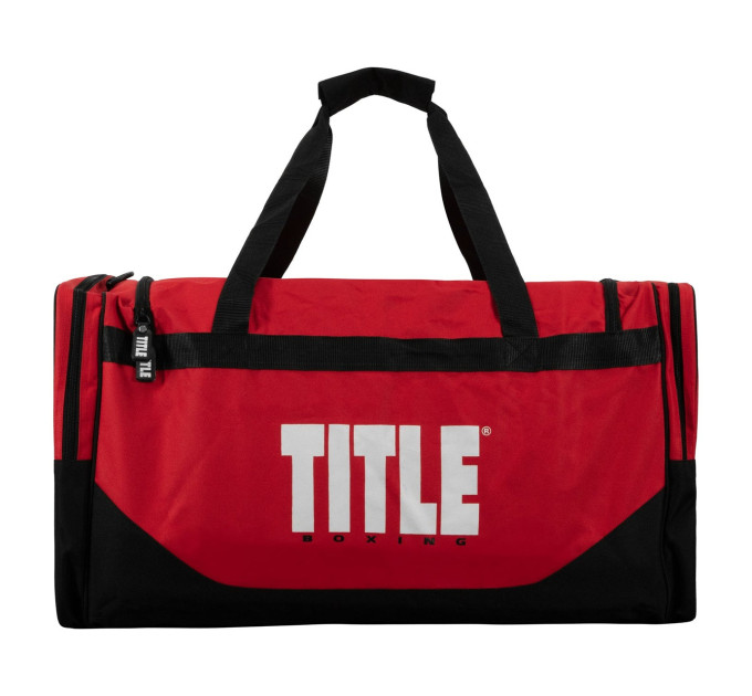 Спортивна сумка TITLE Boxing Deluxe Gear Bag Red (70л.)