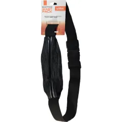 Пояс для бігу LiveUP WAIST PACK чорний 25X9см LS3733-blk