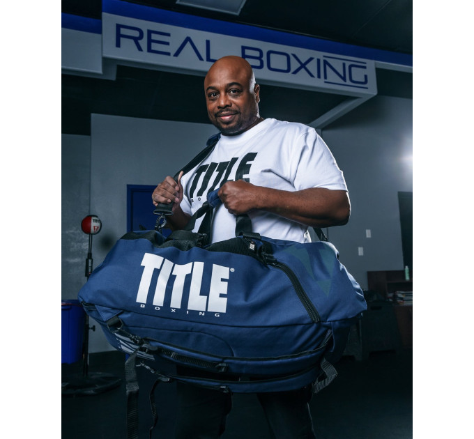 Спортивна сумка TITLE Boxing Champion Sport Bag/Backpack Blue/Black